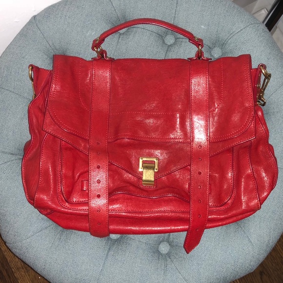 Proenza Schouler Handbags - Proenza Schouler PS 1 Large Red
